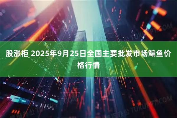 股涨柜 2025年9月25日全国主要批发市场鳊鱼价格行情